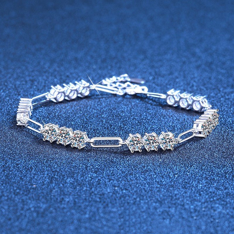 Pangama Jewelry Pangama Dazzling Cluster Moissanite Bracelet
