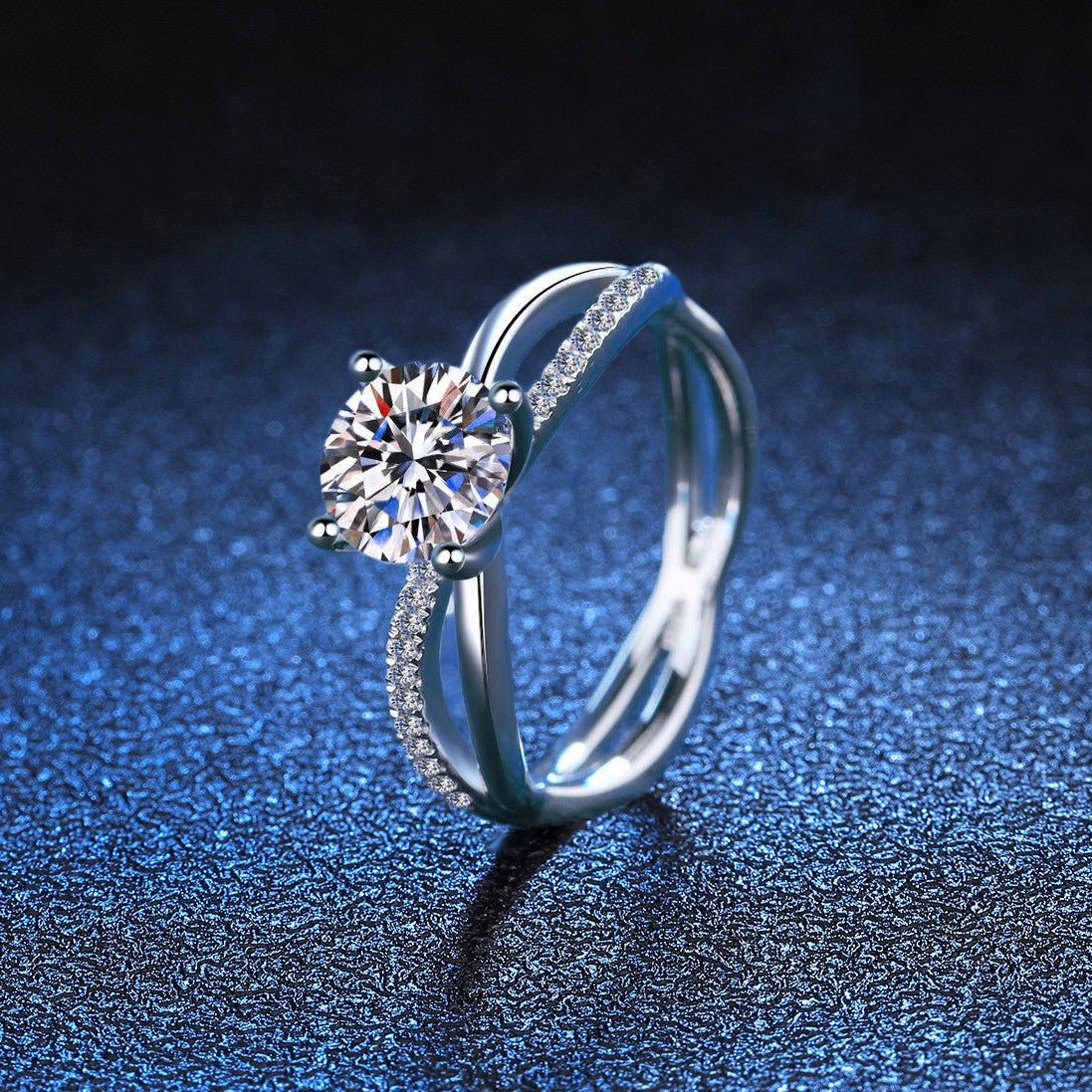 Pangama Jewelry Pangama Infinite Grace Moissanite Ring