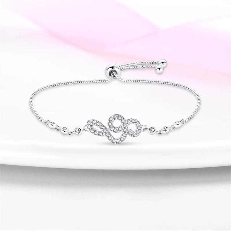 Pangama Jewelry Bracelet Elegant Infinity Crystal Bracelet