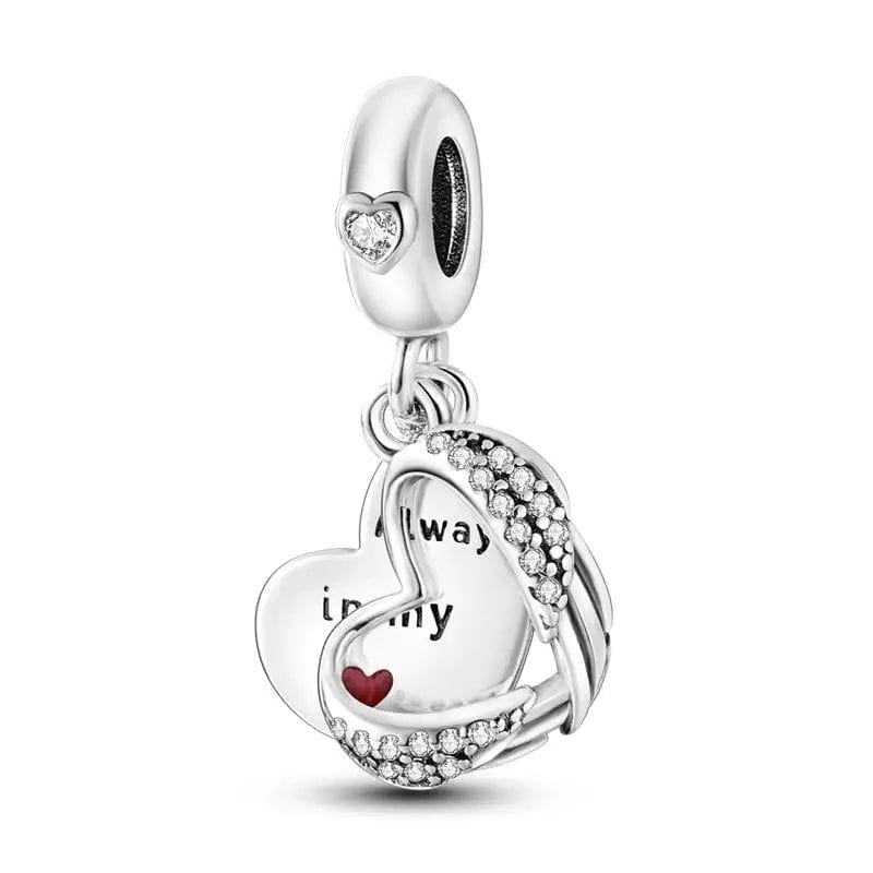 Pangama Jewelry Charm Always in My Heart Dangle Charm