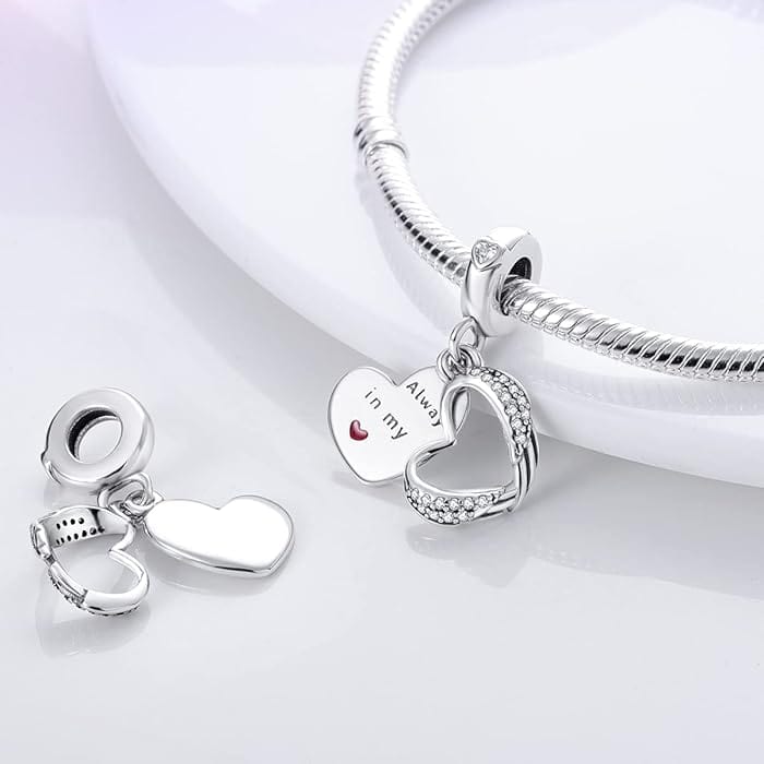 Pangama Jewelry Charm Always in My Heart Dangle Charm