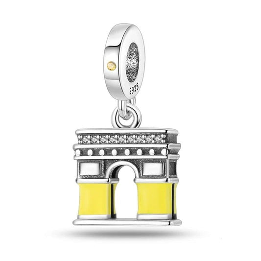 Pangama Jewelry Charm Arc de Triomphe Luminous Dangle Charm