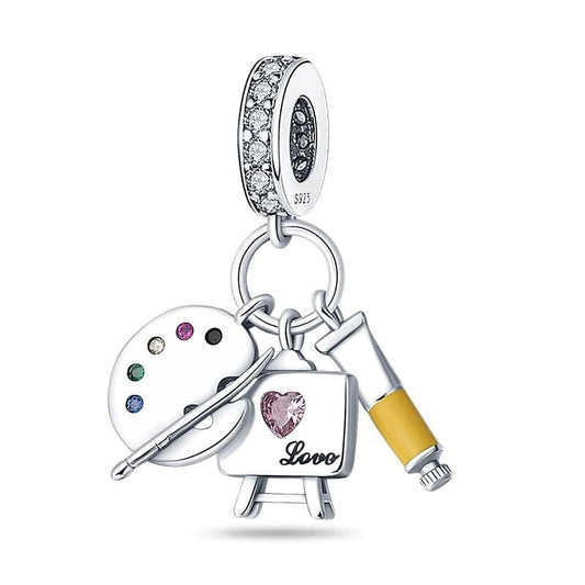 Pangama Jewelry Charm Artist Painting Charm