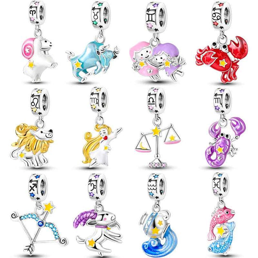 Pangama Jewelry Charm Astrology Signs Zodiac Constellation Charms