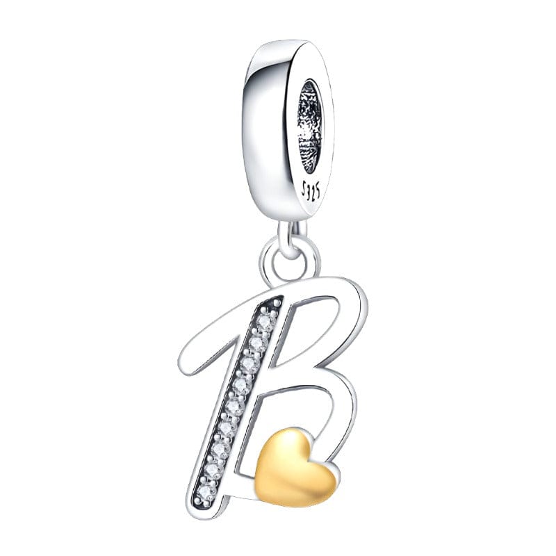 Pangama Jewelry Charm B Letter A~Z Alphabet Charm