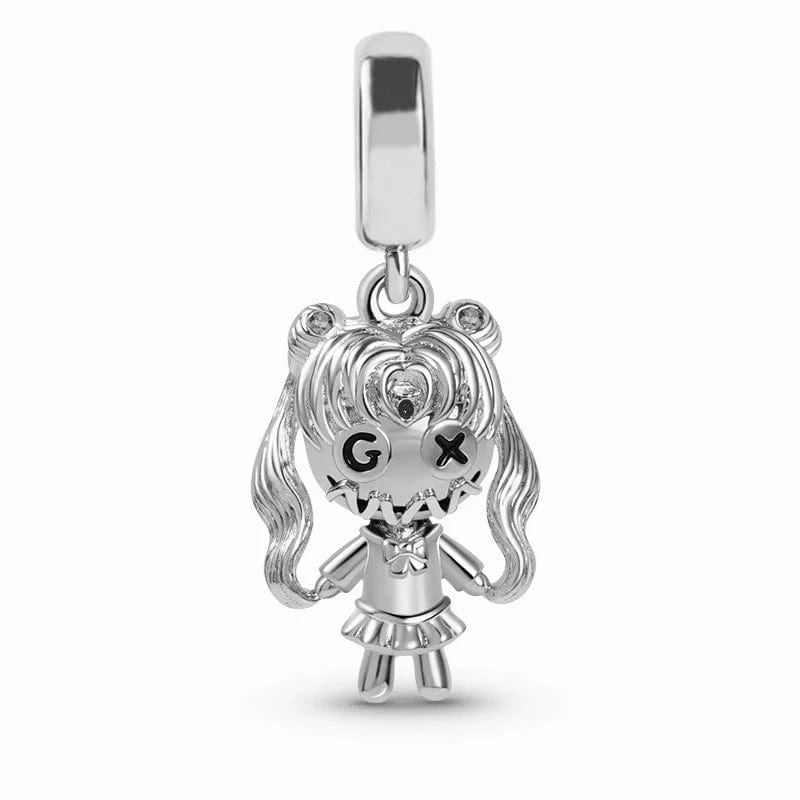 Pangama Jewelry Charm Beautiful Girl Voodoo Doll Pendant Dangle Charm