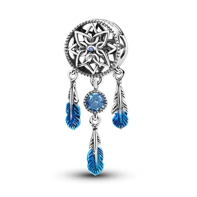 Pangama Jewelry Charm Blue Dream Catcher Charm