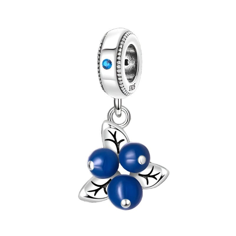 Pangama Jewelry Charm Blueberry Dangle Charm