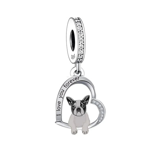 Pangama Jewelry Charm Boston Terrier Dog Charm