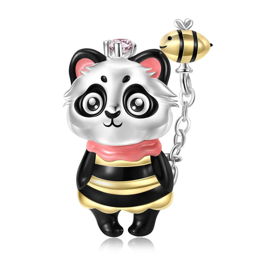 Pangama Jewelry Charm Buzzing Panda Bee Charm