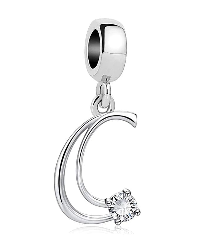 Pangama Jewelry Charm C Letter A~Z Alphabet Charm