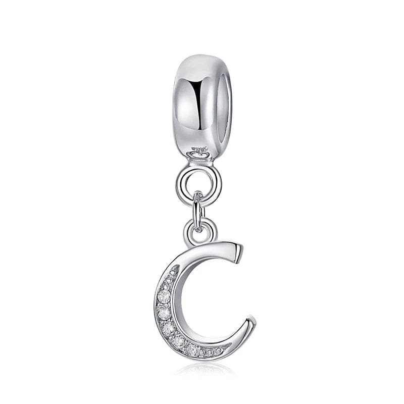 Pangama Jewelry Charm C Letter A~Z Alphabet Charm