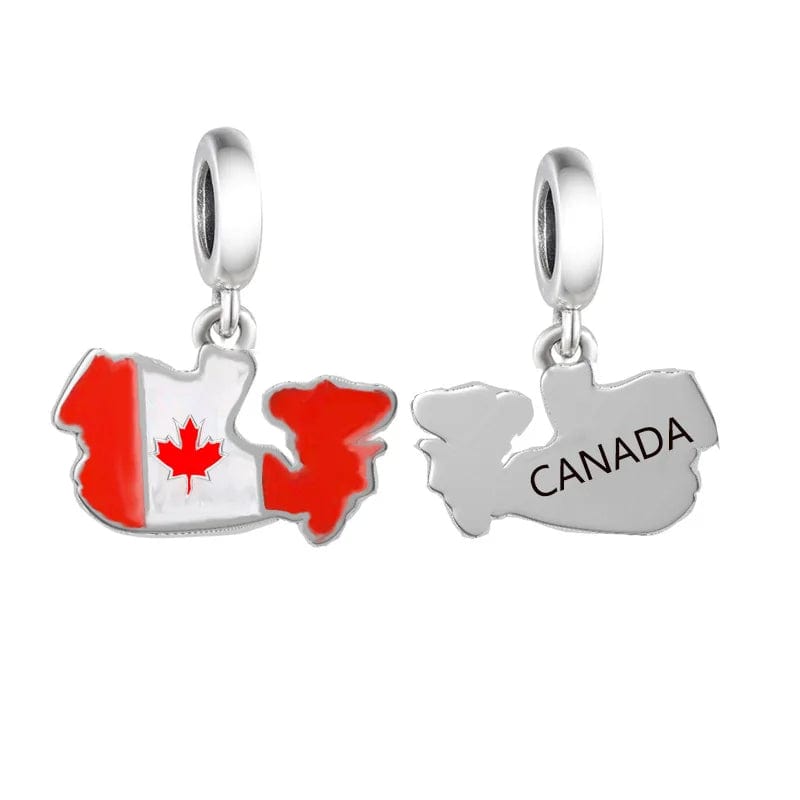 Pangama Jewelry Charm Canada Map Dangle Charm