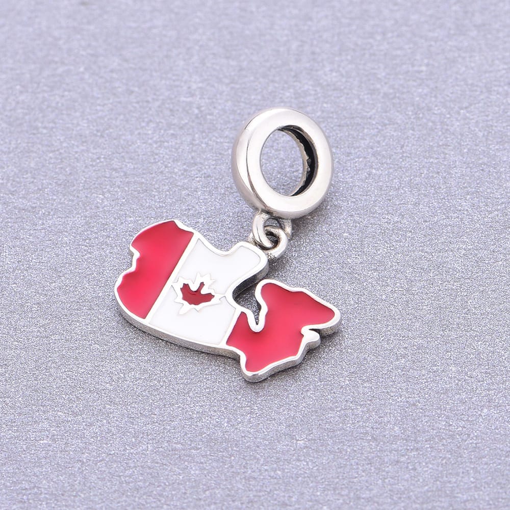 Pangama Jewelry Charm Canada Map Dangle Charm