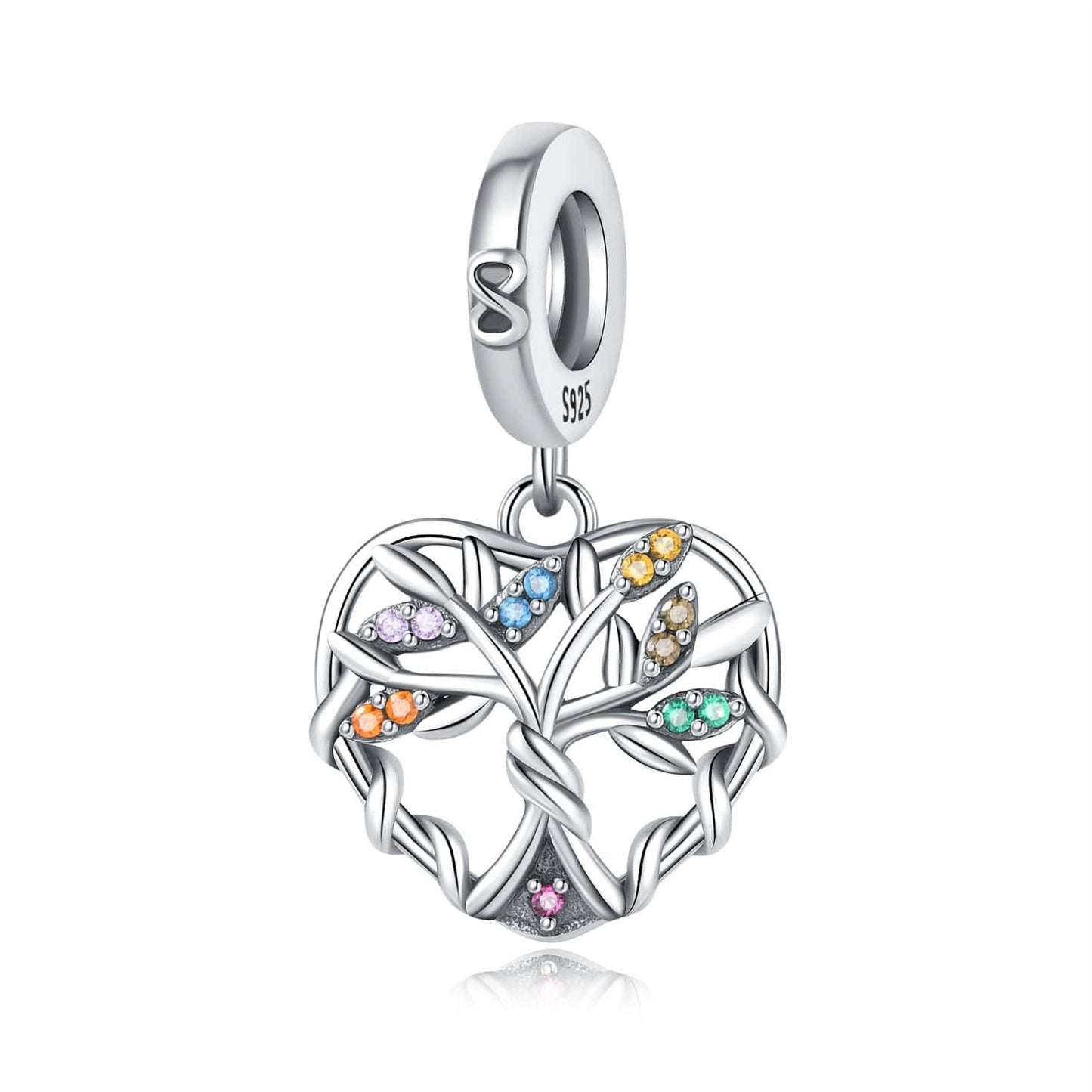 Pangama Jewelry Charm Celtic Heart Tree of Life Charm