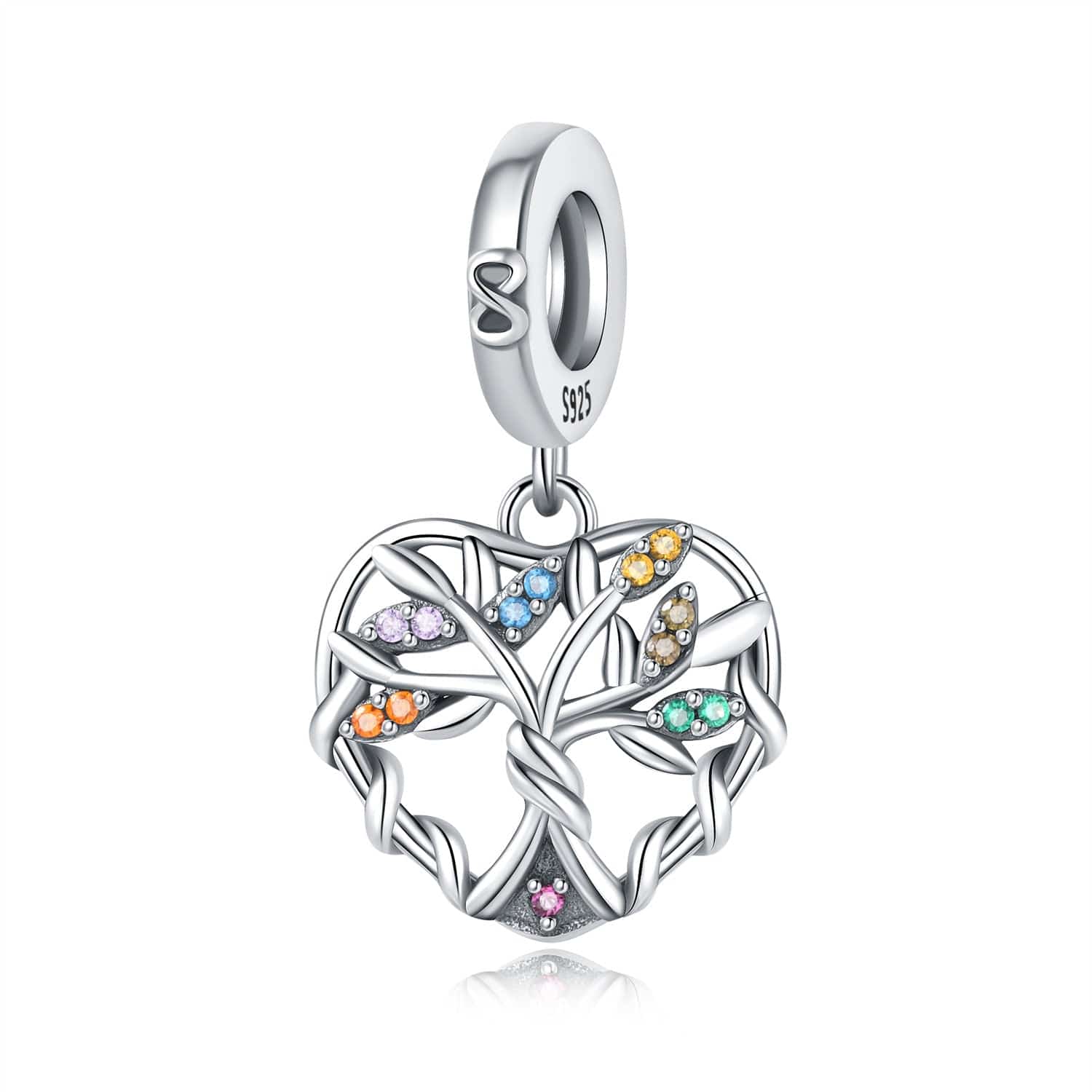 Pangama Jewelry Charm Celtic Heart Tree of Life Charm