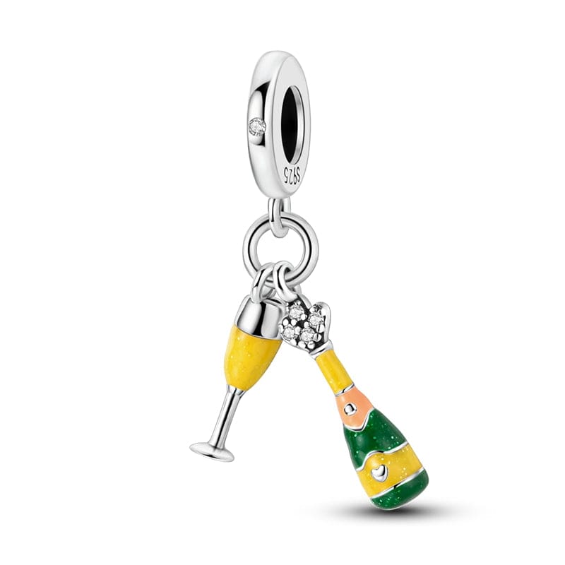 Pangama Jewelry Charm Champagne Celebration Charm