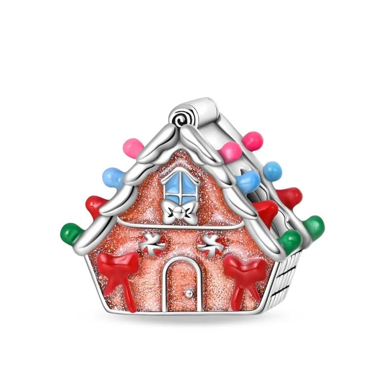 Pangama Jewelry Charm Christmas Gingerbread House