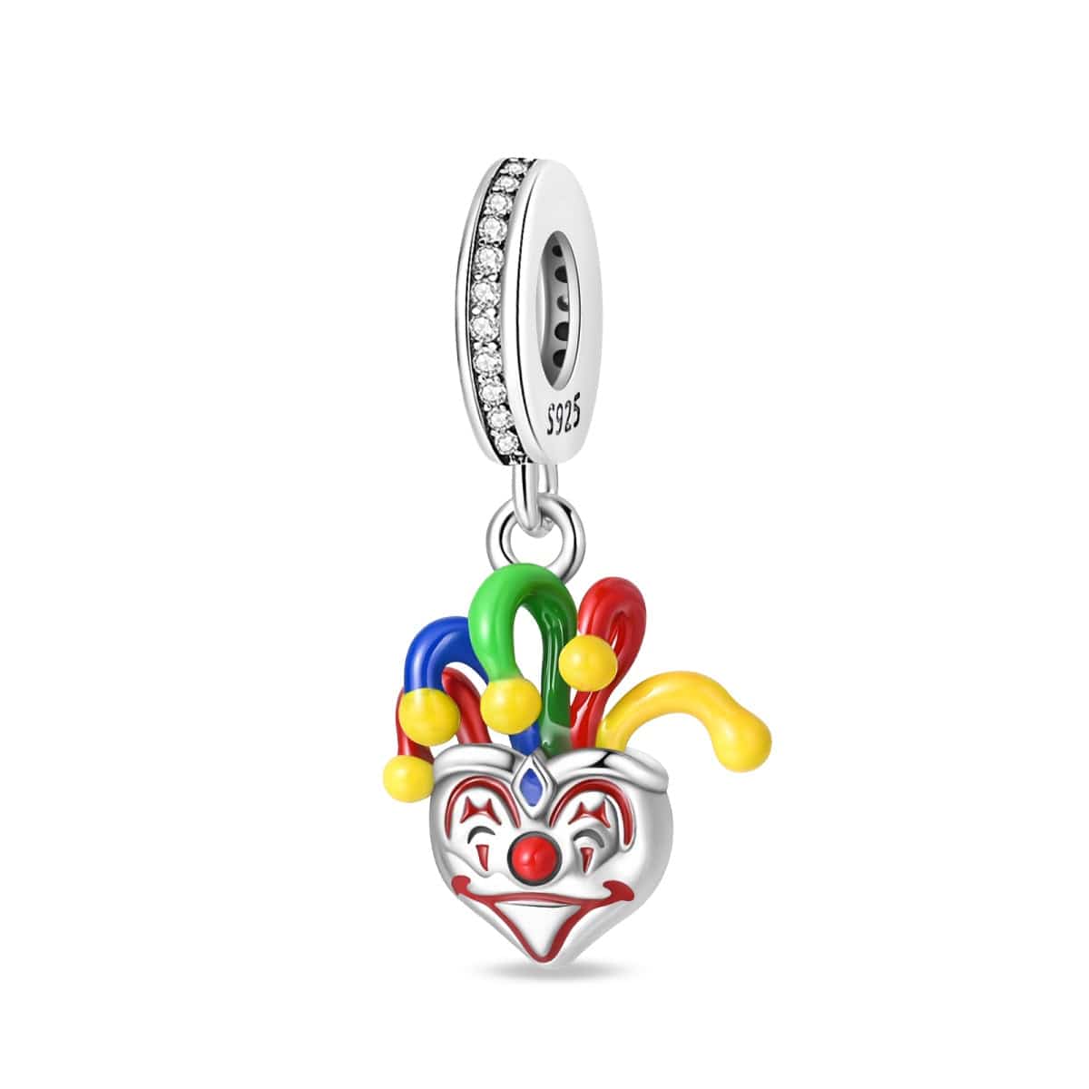 Pangama Jewelry Charm Circus Clown Dangle Charm