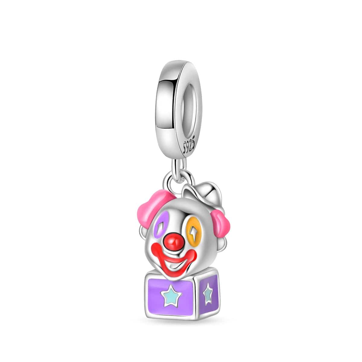 Pangama Jewelry Charm Clown in the Box Dangle Charm