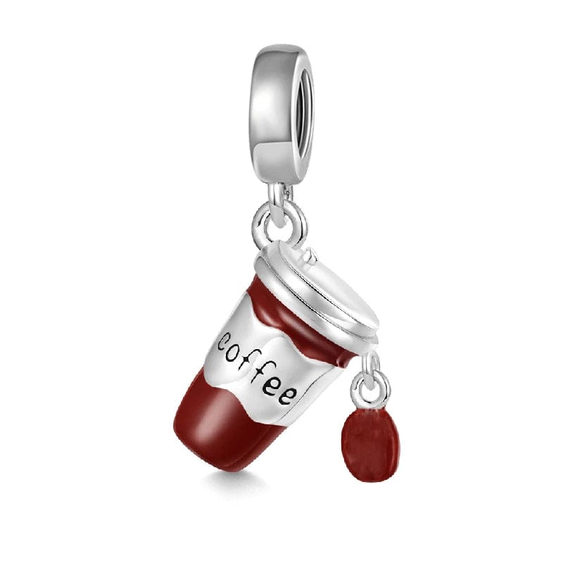 Pangama Jewelry Charm Coffee Lover's To-Go Cup Dangle Charm