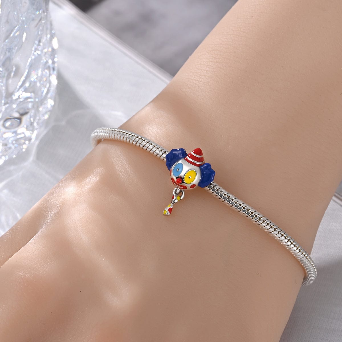 Pangama Jewelry Charm Colorful Circus Clown Charm