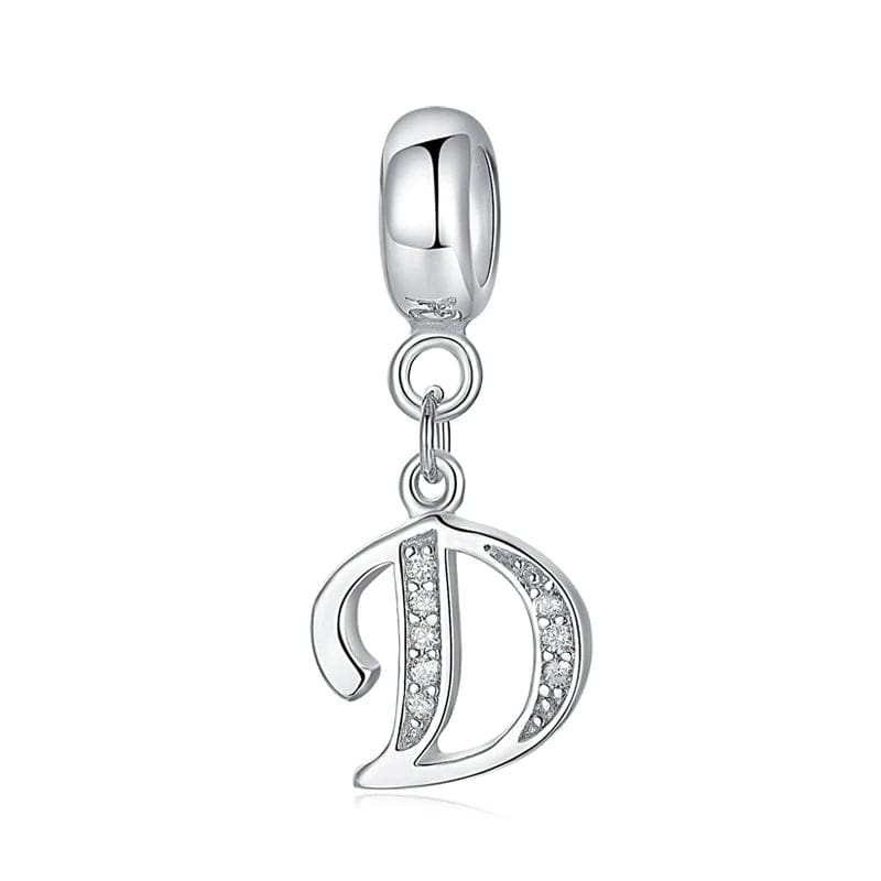 Pangama Jewelry Charm D Letter A~Z Alphabet Charm