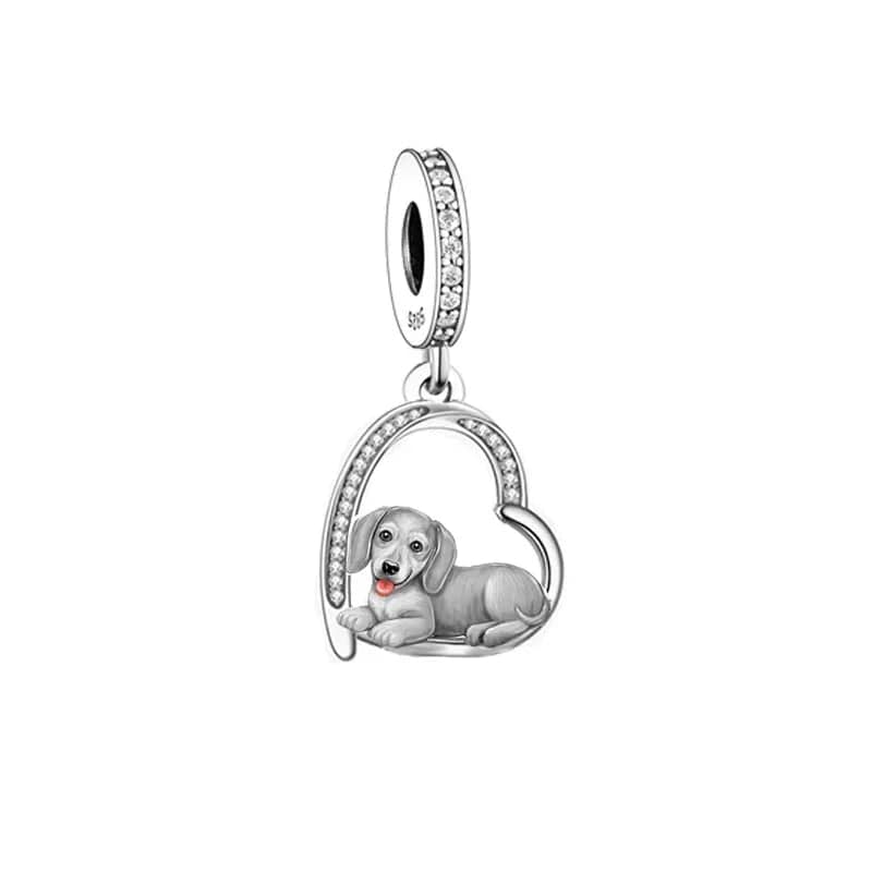 Pangama Jewelry Charm Dachshund Puppy Charm