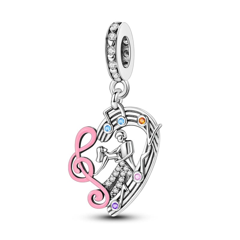 Pangama Jewelry Charm Dancing Couple Dangle Charm