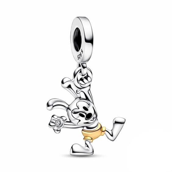 Pangama Jewelry Charm Disney 100th Anniversary Oswald Dangle Charm