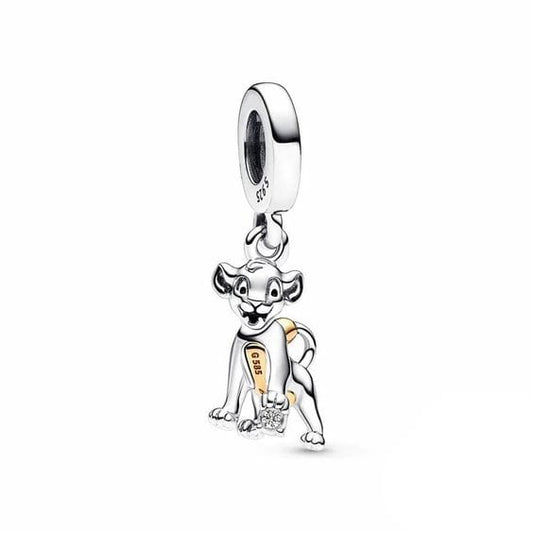 Pangama Jewelry Charm Disney 100th Anniversary Simba Dangle Charm