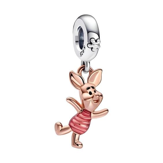 Pangama Jewelry Charm Disney Winnie the Pooh Piglet Dangle Charm