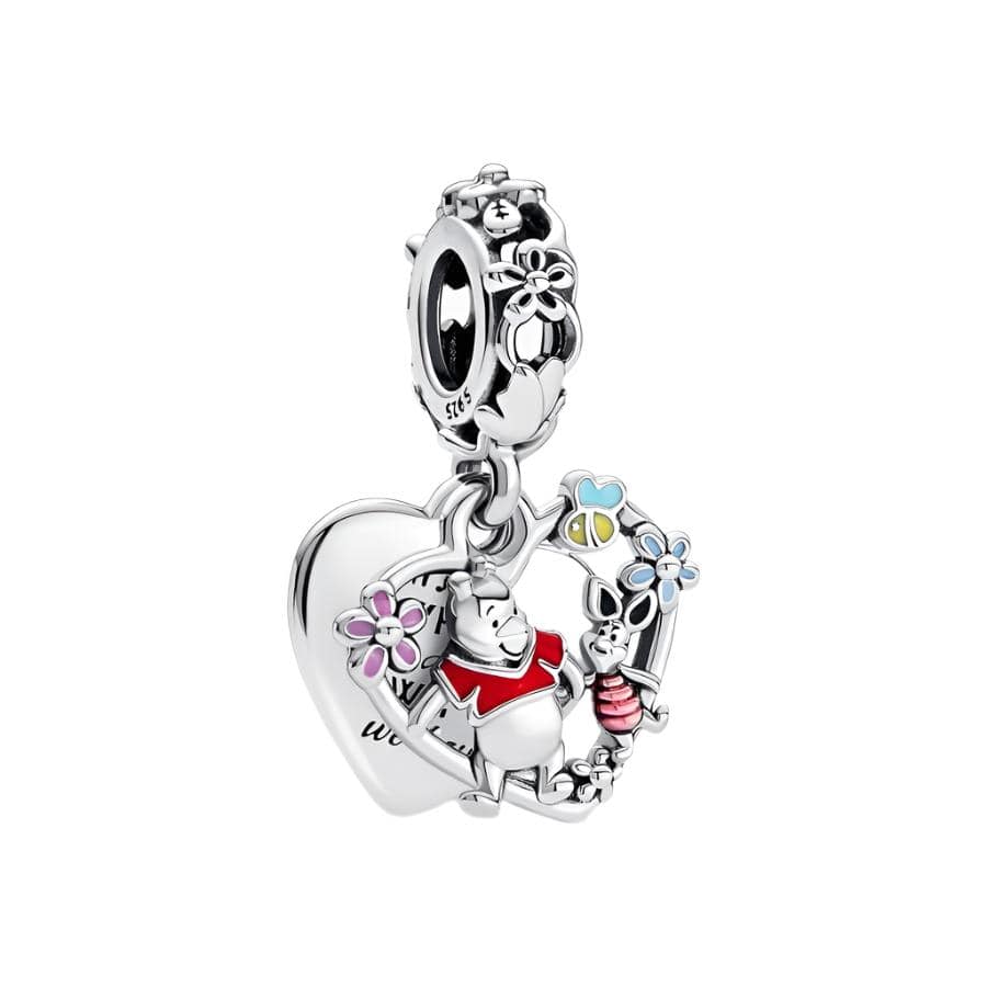 Pangama Jewelry Charm Disney Winnie the Pooh Piglet Dangle Charm