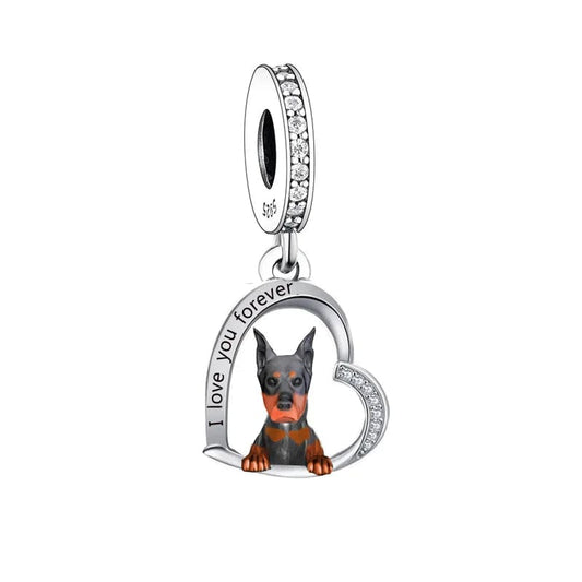 Pangama Jewelry Charm Dobermann Dog Charm