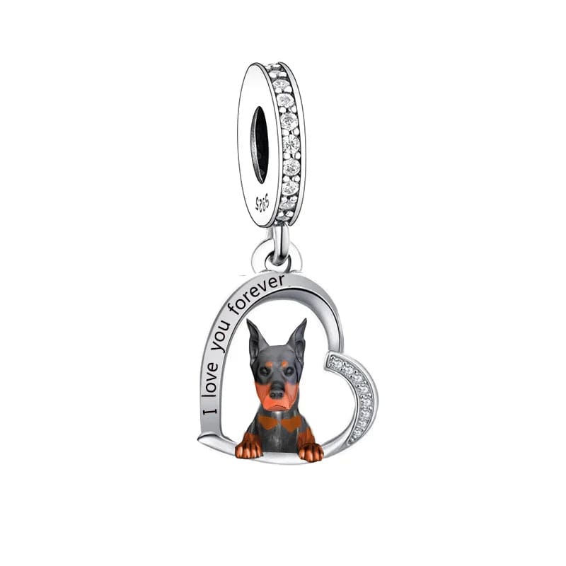 Pangama Jewelry Charm Dobermann Dog Charm