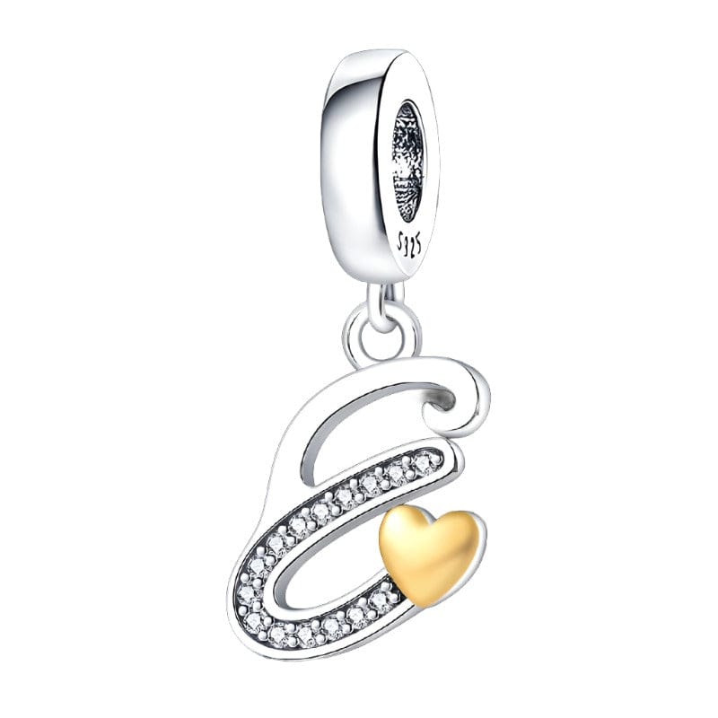 Pangama Jewelry Charm E Letter A~Z Alphabet Charm