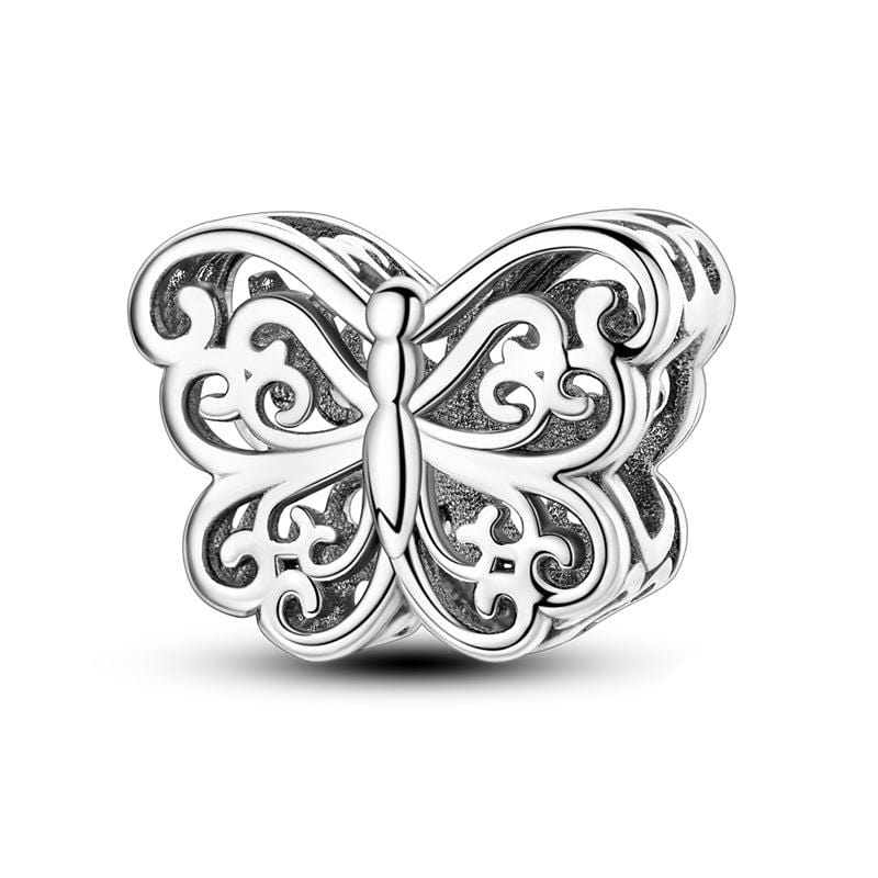 Pangama Jewelry Charm Elegant Filigree Butterfly Charm