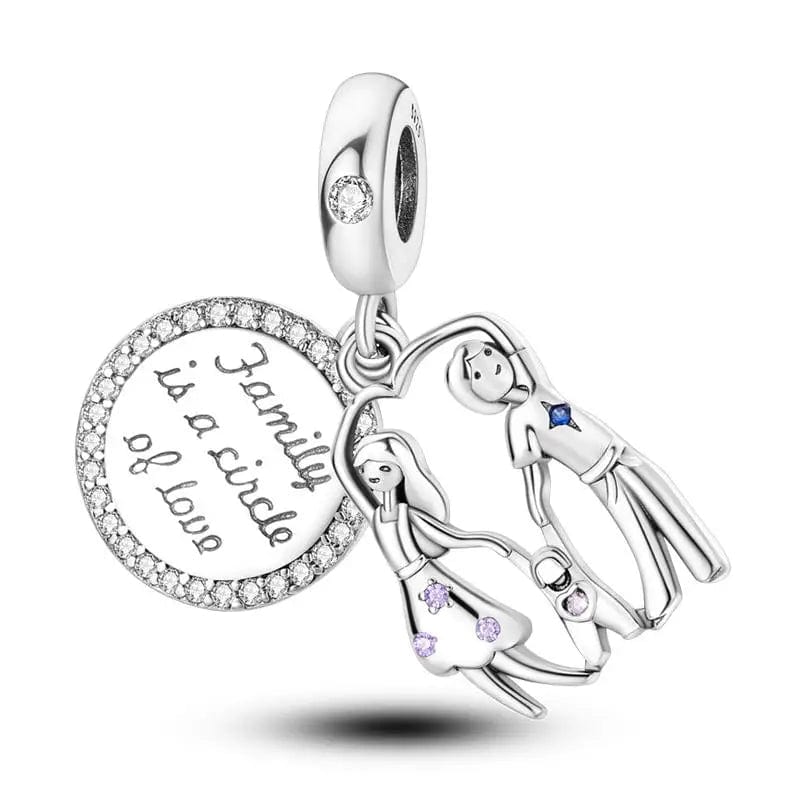 Pangama Jewelry Charm Family is a Circle of Love Charm