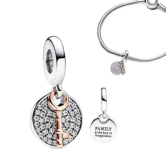 Pangama Jewelry Charm Family is the Key Charm