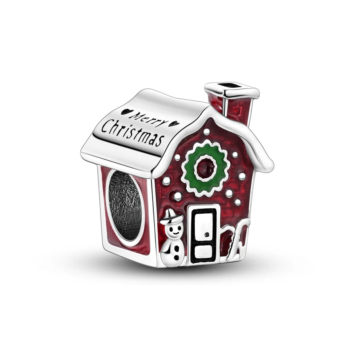 Pangama Jewelry Charm Festive Christmas Gingerbread House Charm