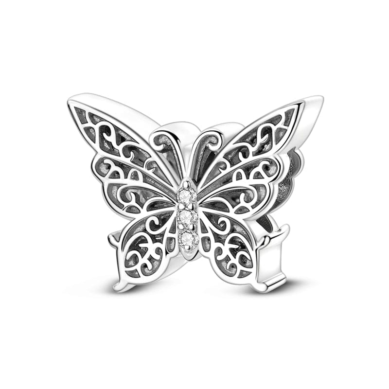 Pangama Jewelry Charm Filigree Butterfly Elegance Charm