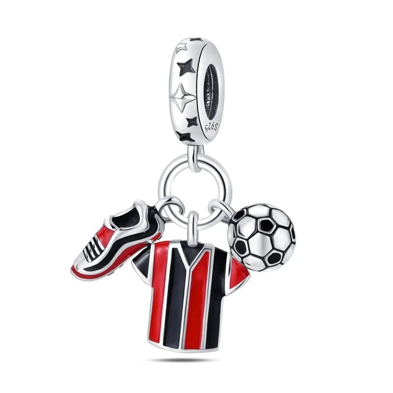 Pangama Jewelry Charm Football Shirt & Shoe Charm