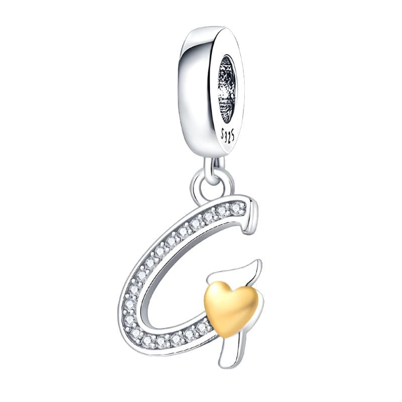 Pangama Jewelry Charm G Letter A~Z Alphabet Charm