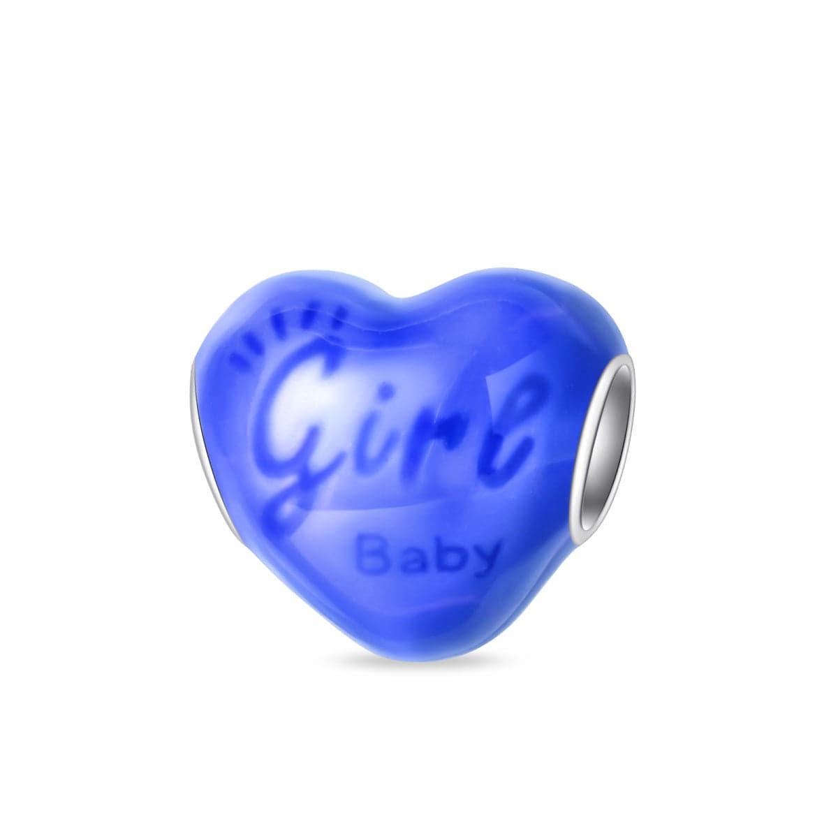 Pangama Jewelry Charm Gender Reveal Color-Changing Heart Boy & Girl Charm