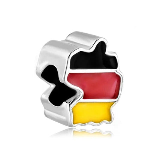 Pangama Jewelry Charm Germany Map Flag Charm