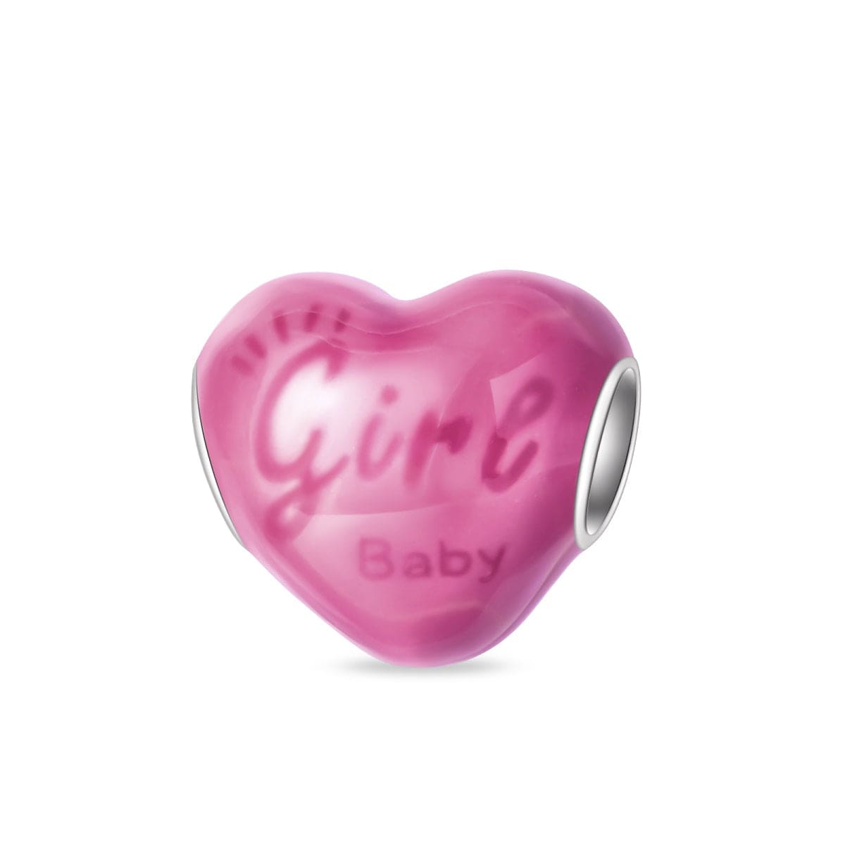 Pangama Jewelry Charm Girl Gender Reveal Color-Changing Heart Boy & Girl Charm