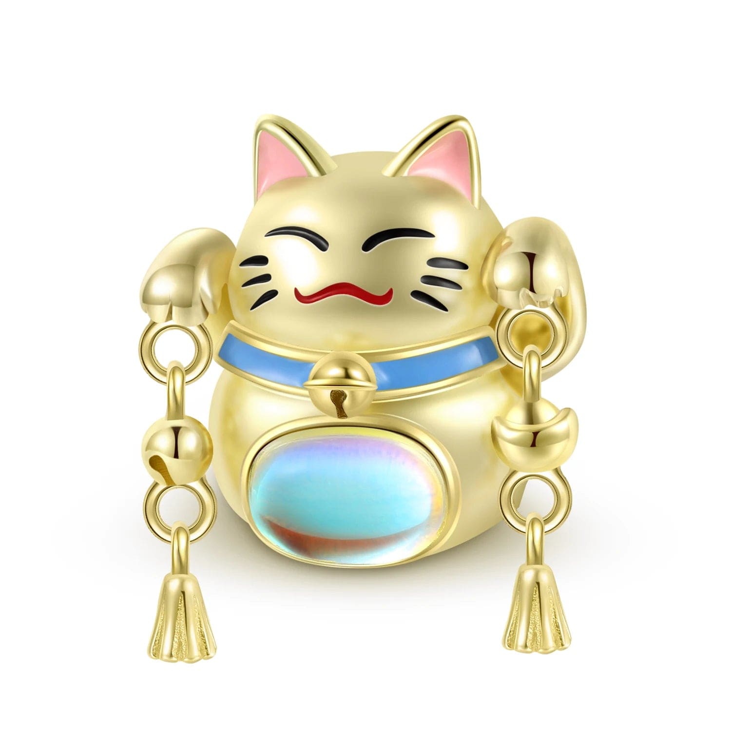 Pangama Jewelry Charm Golden Lucky Cat Charm