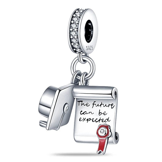 Pangama Jewelry Charm Graduation The Future Can Be Expected Charm