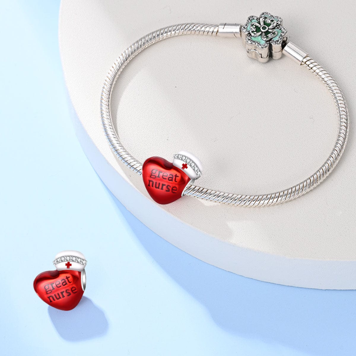 Pangama Jewelry Charm Great Nurse Heart Charm