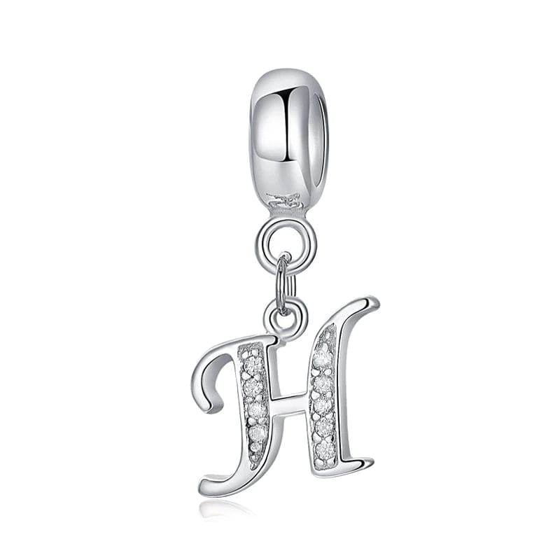 Pangama Jewelry Charm H Letter A~Z Alphabet Charm